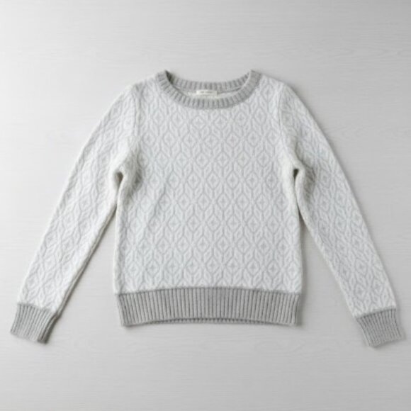 Ann Taylor LOFT Wool Snowflake Sweater Women’s M Winter Cozy Cottagecore - Picture 5 of 11